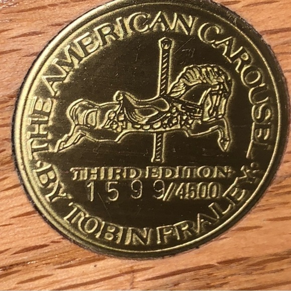 American Carousel Horse Tobin Fraley Limited Edition Music Box Signed 1599/4500 - Picture 3 of 7